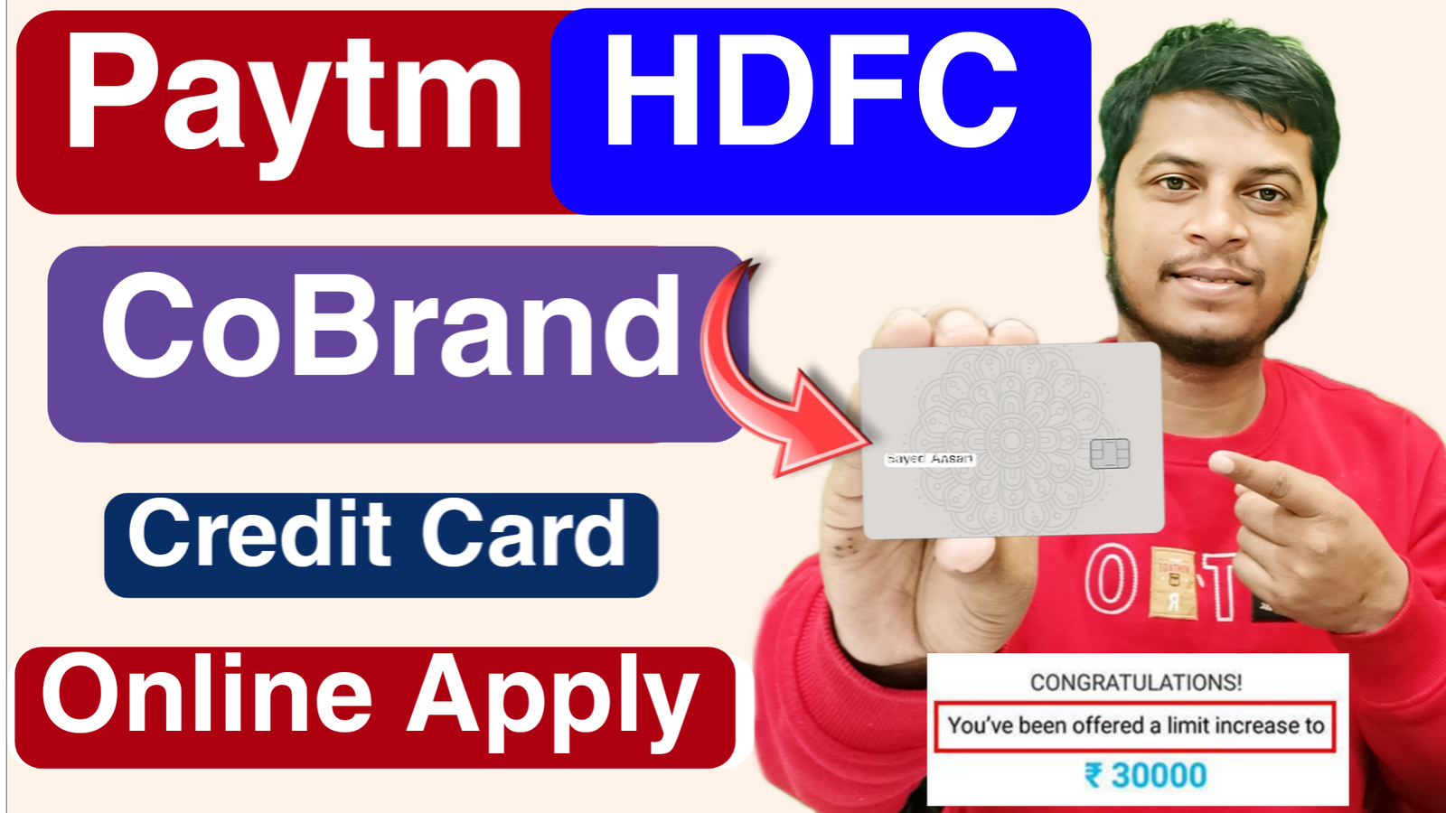 You are currently viewing Paytm HDFC Cobrand Credit Card Online Apply 2025 | Paytm HDFC Credit Card Free me Kaise Apply Kare